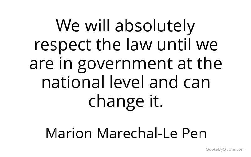 Preview image for this quote by Marion Marechal-Le Pen