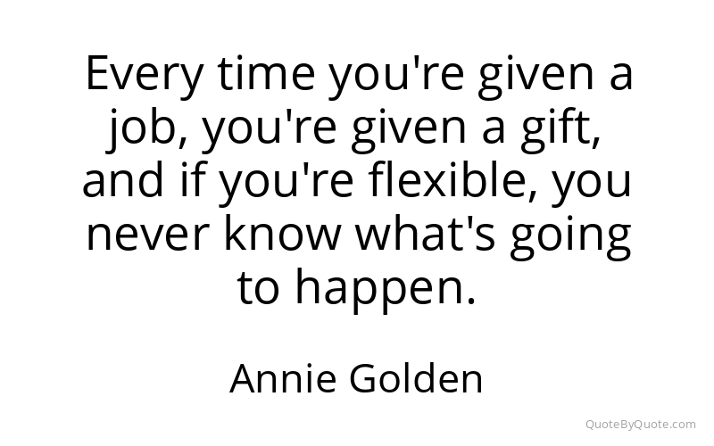 Preview image for this quote by Annie Golden