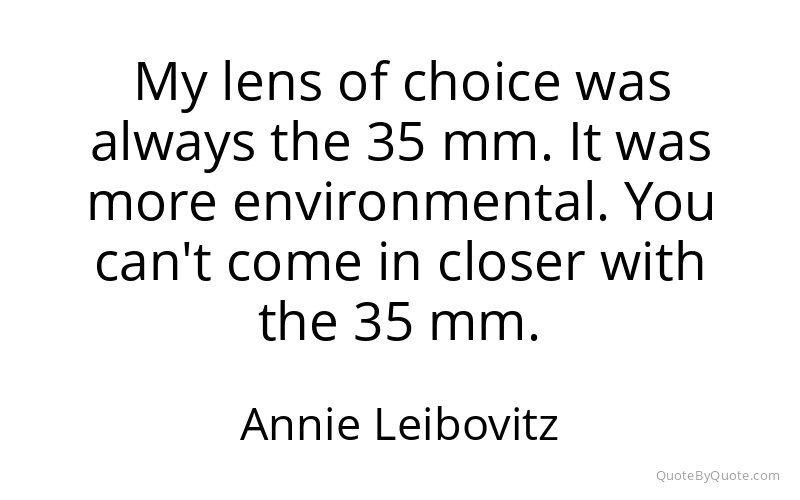 Preview image for this quote by Annie Leibovitz