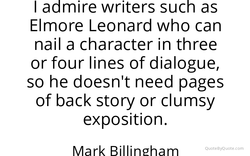 Preview image for this quote by Mark Billingham