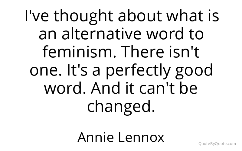 Preview image for this quote by Annie Lennox