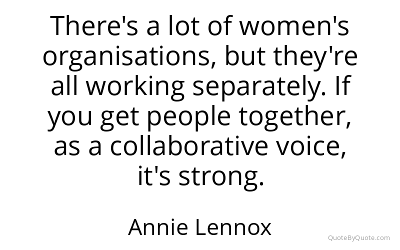 Preview image for this quote by Annie Lennox