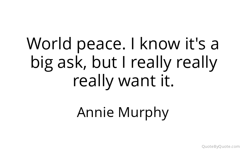 Preview image for this quote by Annie Murphy