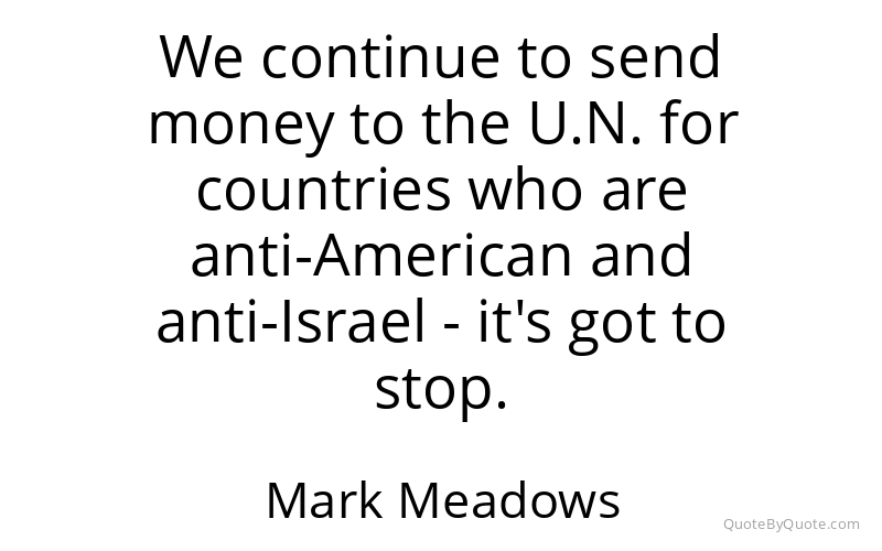 Preview image for this quote by Mark Meadows