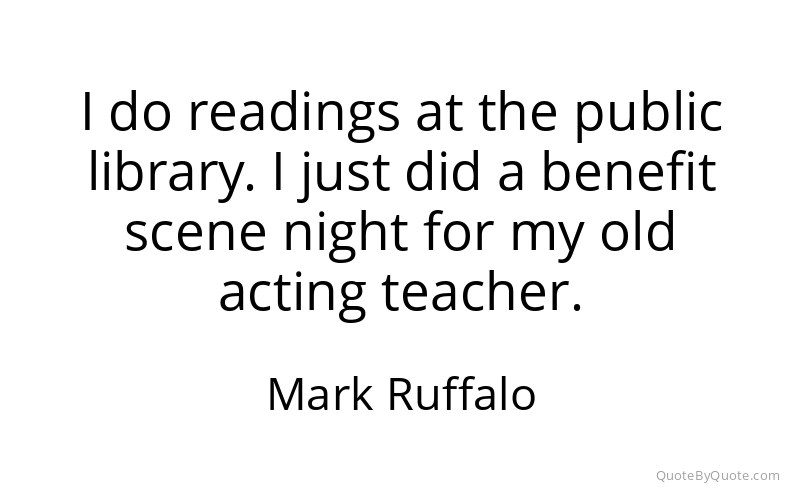 Preview image for this quote by Mark Ruffalo