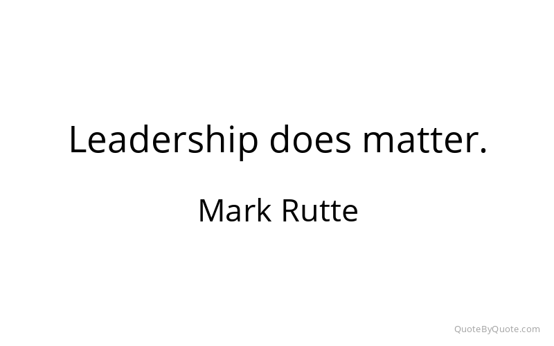 Preview image for this quote by Mark Rutte