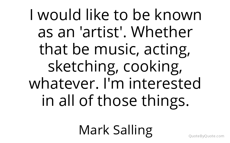 Preview image for this quote by Mark Salling
