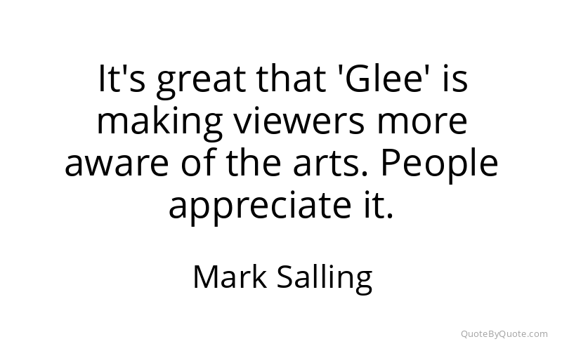 Preview image for this quote by Mark Salling