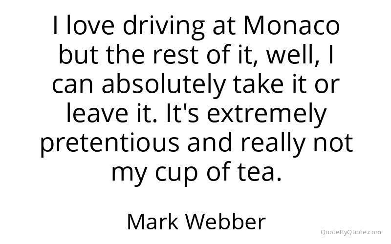 Preview image for this quote by Mark Webber