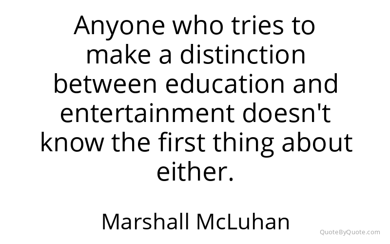 Preview image for this quote by Marshall McLuhan