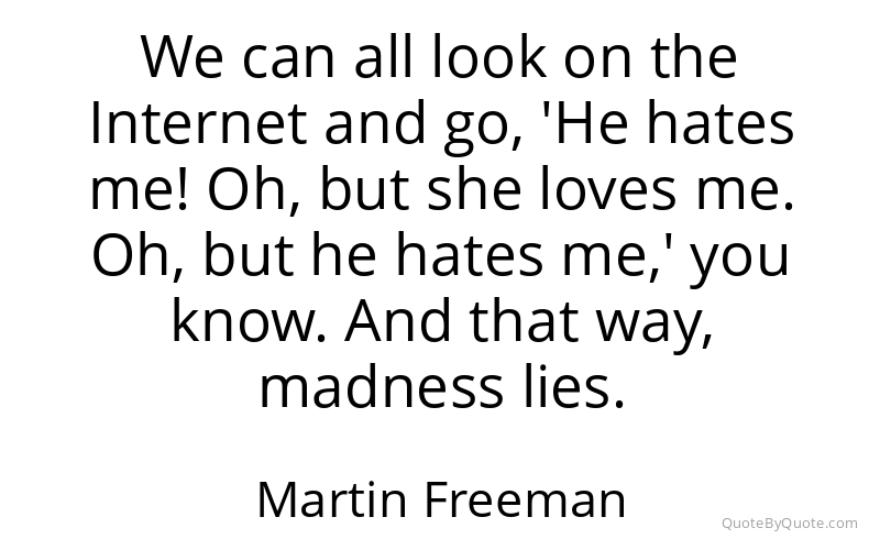 Preview image for this quote by Martin Freeman