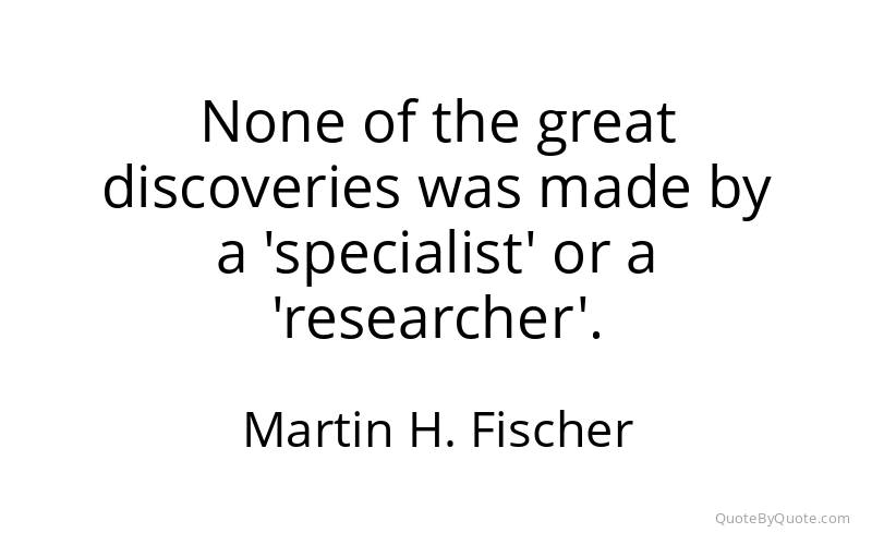 Preview image for this quote by Martin H. Fischer