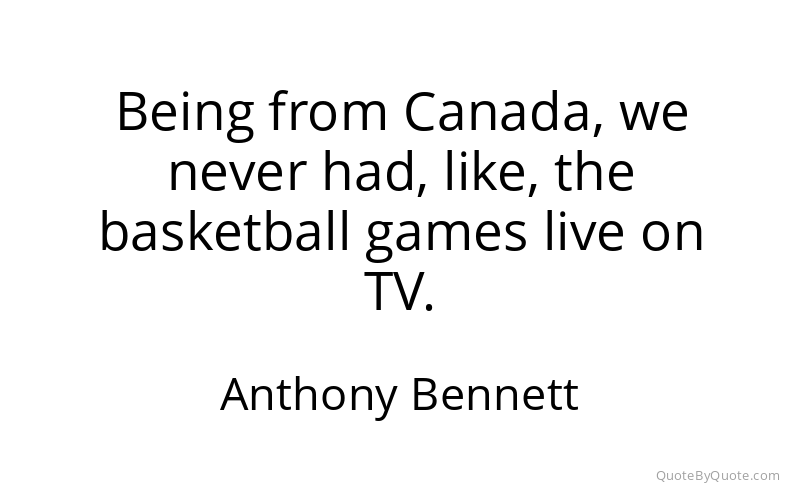 Preview image for this quote by Anthony Bennett