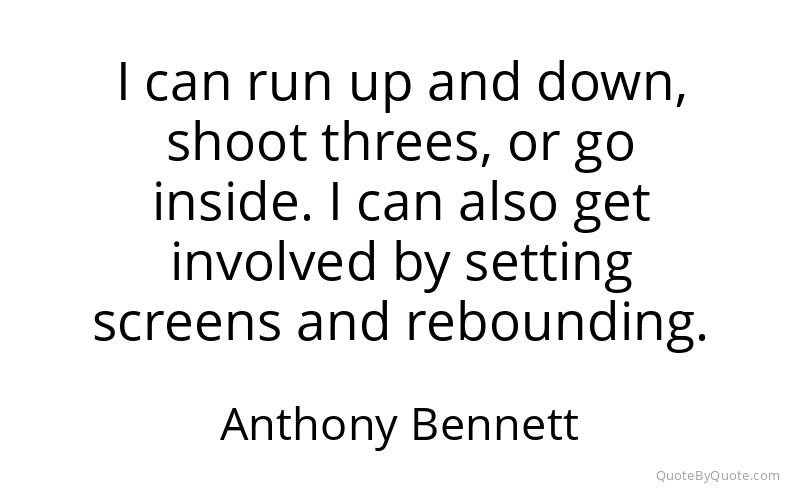 Preview image for this quote by Anthony Bennett