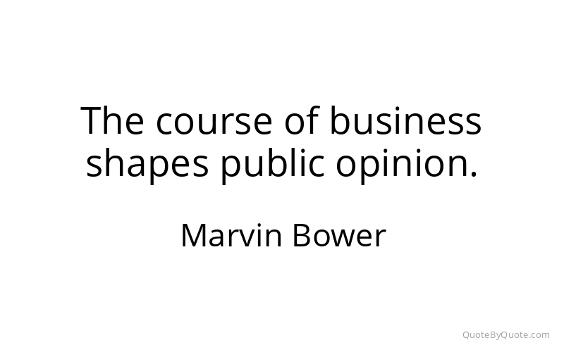 Preview image for this quote by Marvin Bower