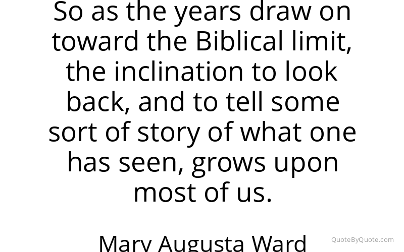 Preview image for this quote by Mary Augusta Ward