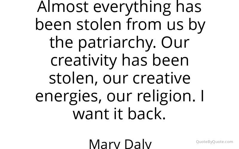 Preview image for this quote by Mary Daly