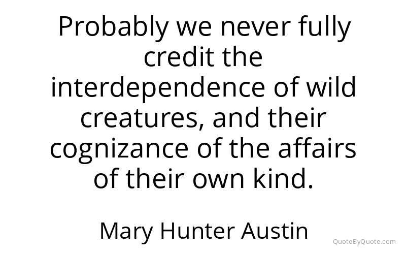 Preview image for this quote by Mary Hunter Austin