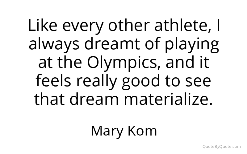 Preview image for this quote by Mary Kom