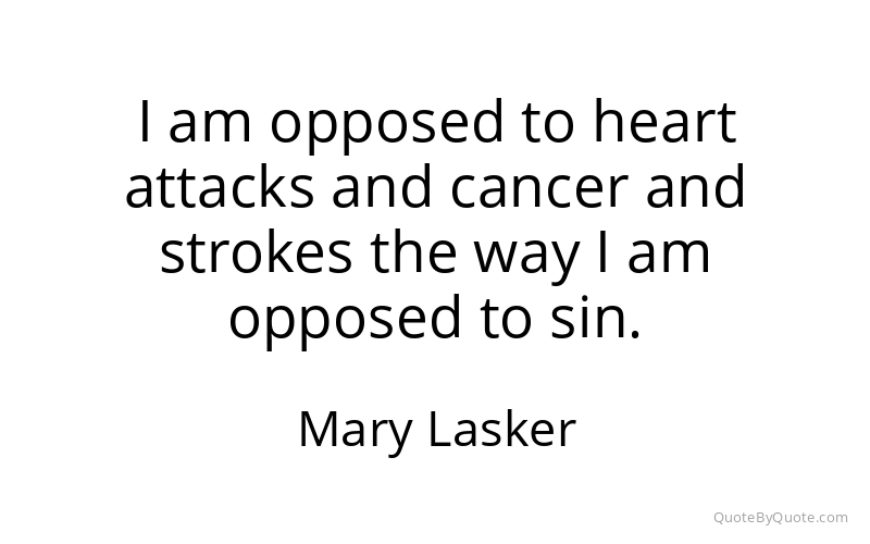 Preview image for this quote by Mary Lasker