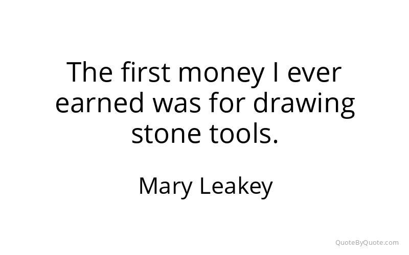 Preview image for this quote by Mary Leakey
