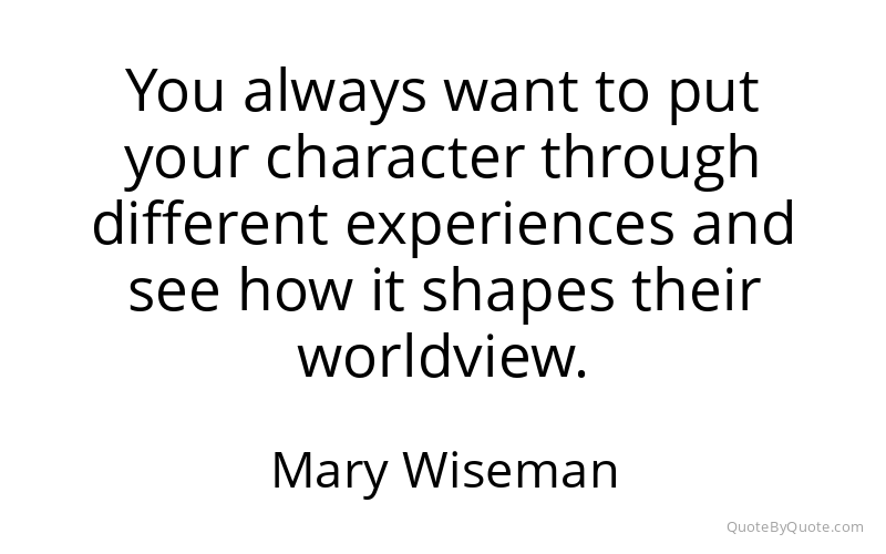 Preview image for this quote by Mary Wiseman