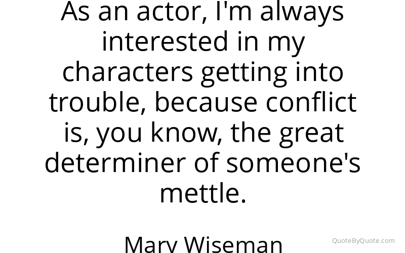 Preview image for this quote by Mary Wiseman