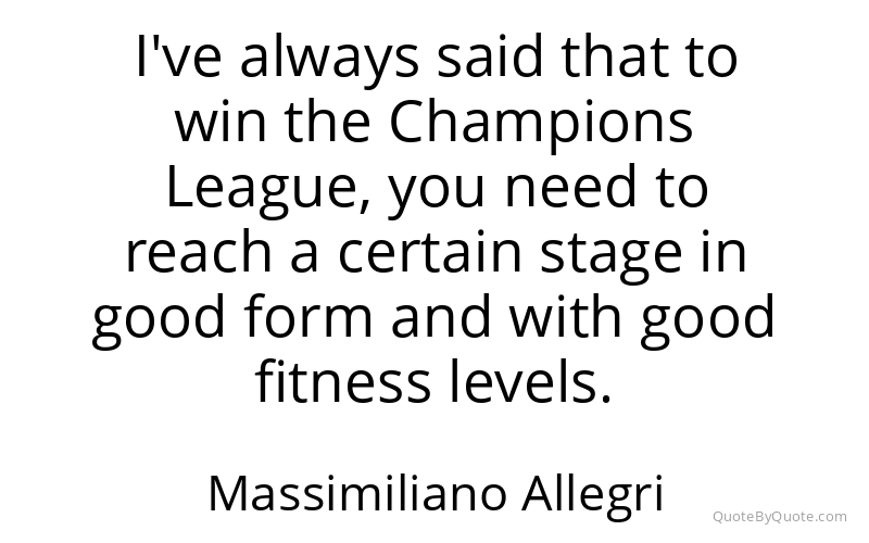 Preview image for this quote by Massimiliano Allegri