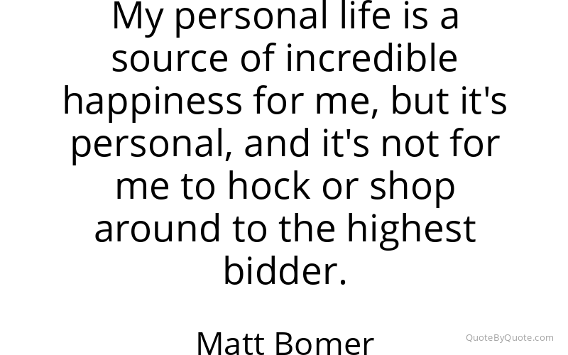 Preview image for this quote by Matt Bomer