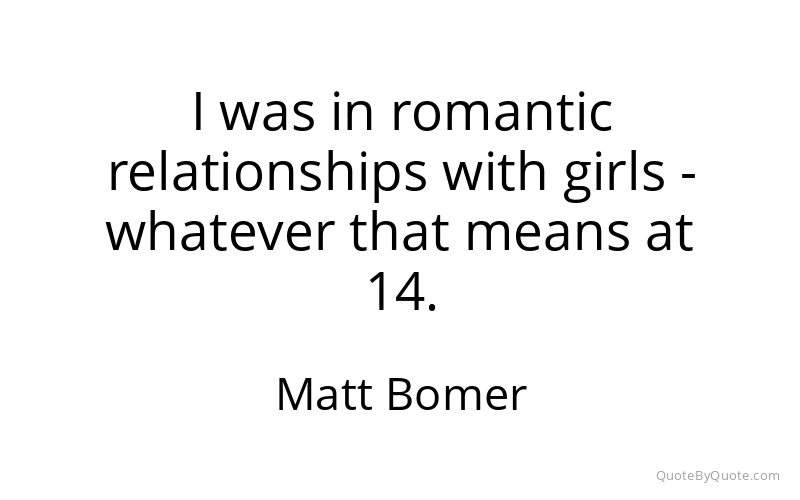 Preview image for this quote by Matt Bomer