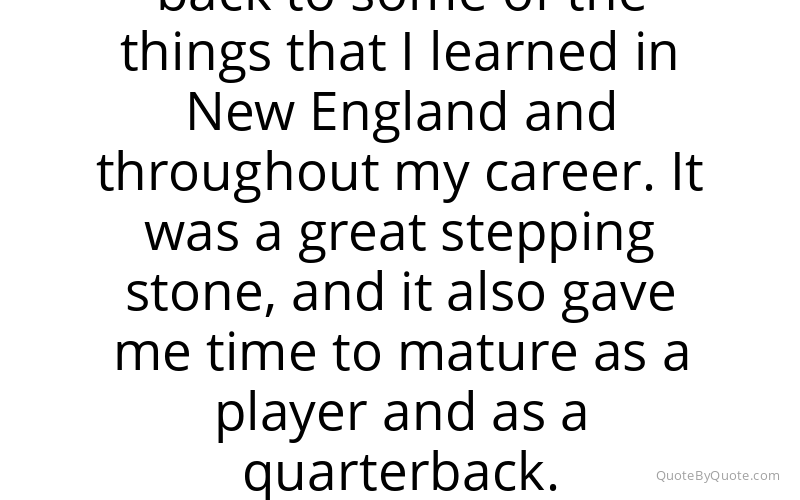Preview image for this quote by Matt Cassel
