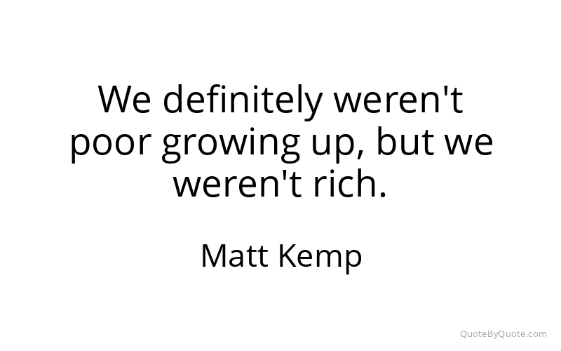 Preview image for this quote by Matt Kemp