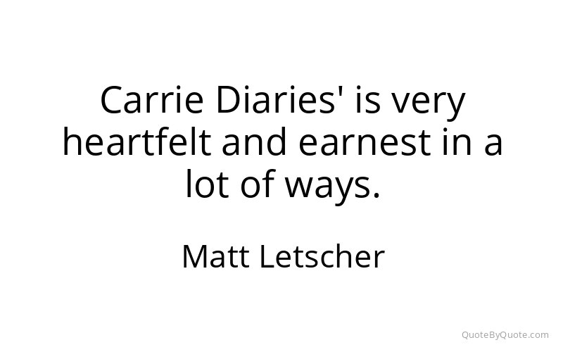 Preview image for this quote by Matt Letscher