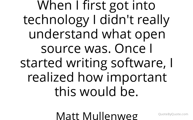 Preview image for this quote by Matt Mullenweg
