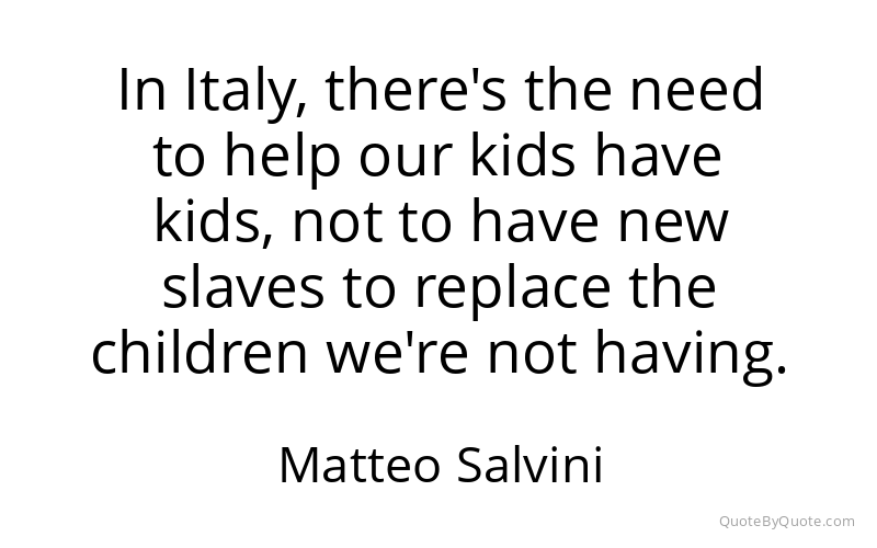 Preview image for this quote by Matteo Salvini