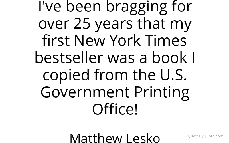 Preview image for this quote by Matthew Lesko