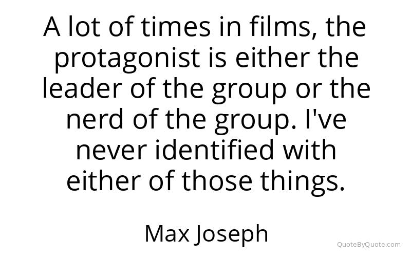 Preview image for this quote by Max Joseph