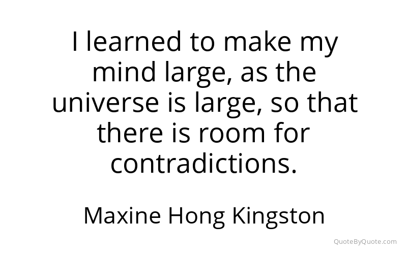 Preview image for this quote by Maxine Hong Kingston