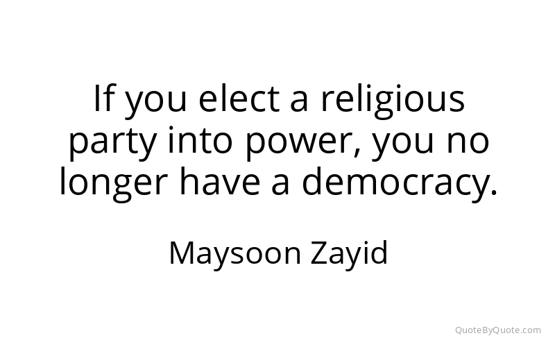 Preview image for this quote by Maysoon Zayid
