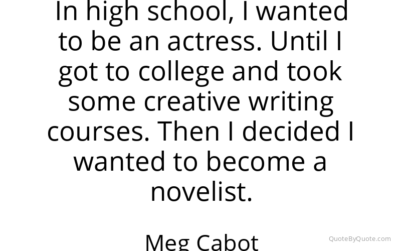 Preview image for this quote by Meg Cabot