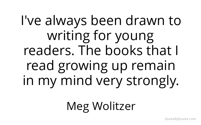 Preview image for this quote by Meg Wolitzer