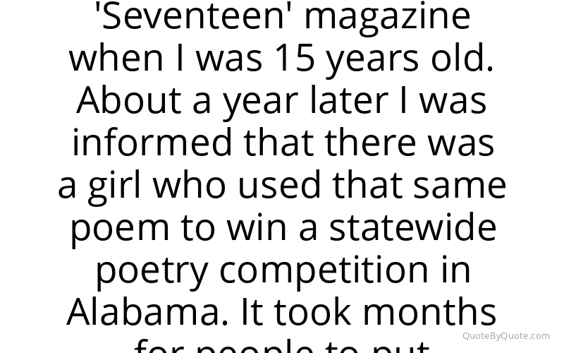 Preview image for this quote by Megan McCafferty