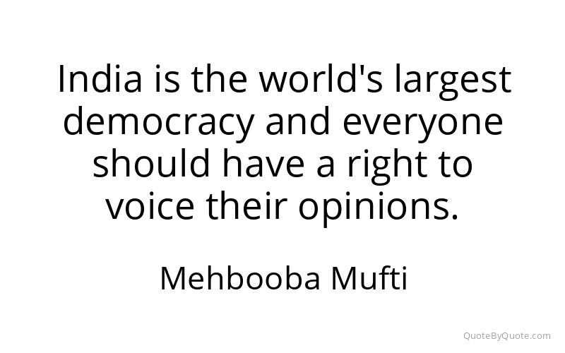 Preview image for this quote by Mehbooba Mufti