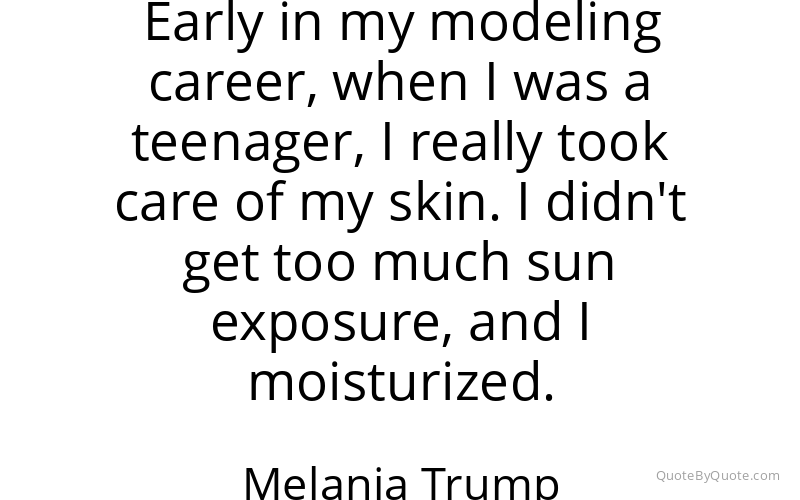 Preview image for this quote by Melania Trump
