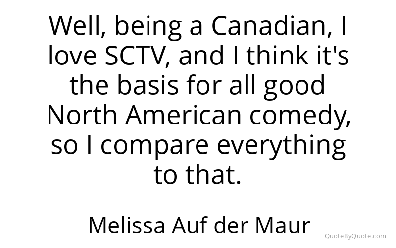 Preview image for this quote by Melissa Auf der Maur