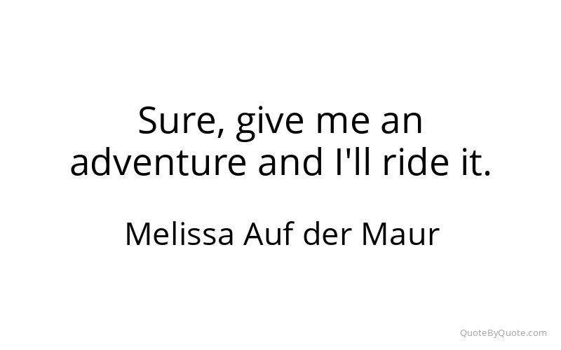 Preview image for this quote by Melissa Auf der Maur