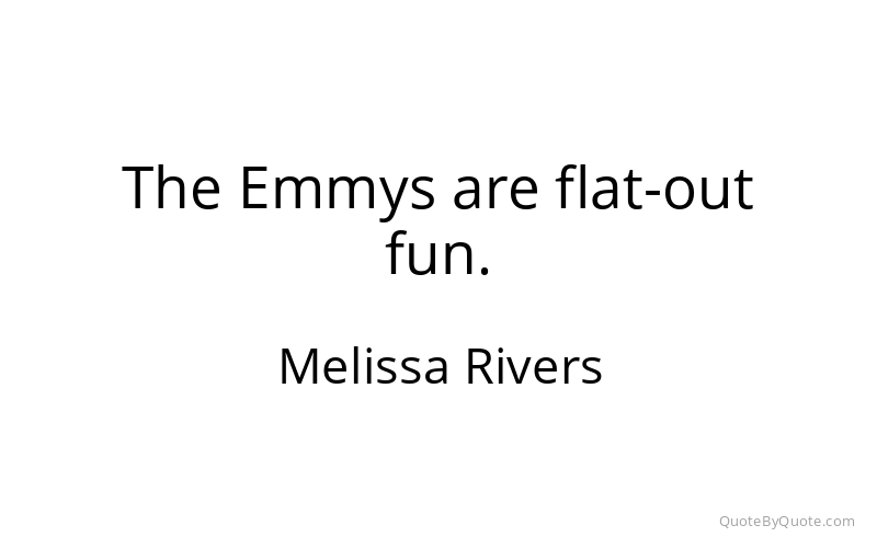 Preview image for this quote by Melissa Rivers