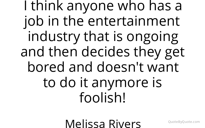 Preview image for this quote by Melissa Rivers