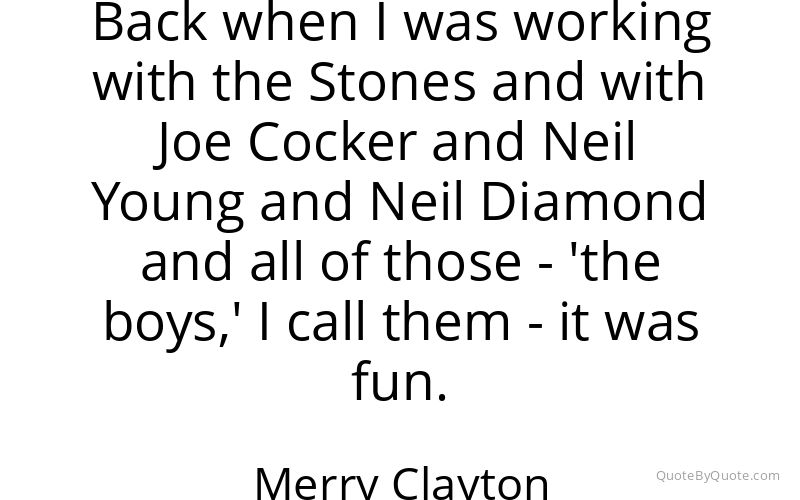 Preview image for this quote by Merry Clayton