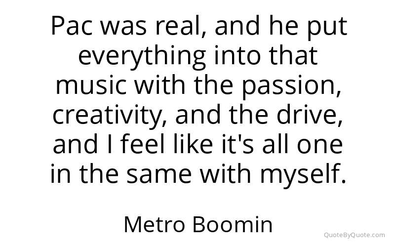 Preview image for this quote by Metro Boomin